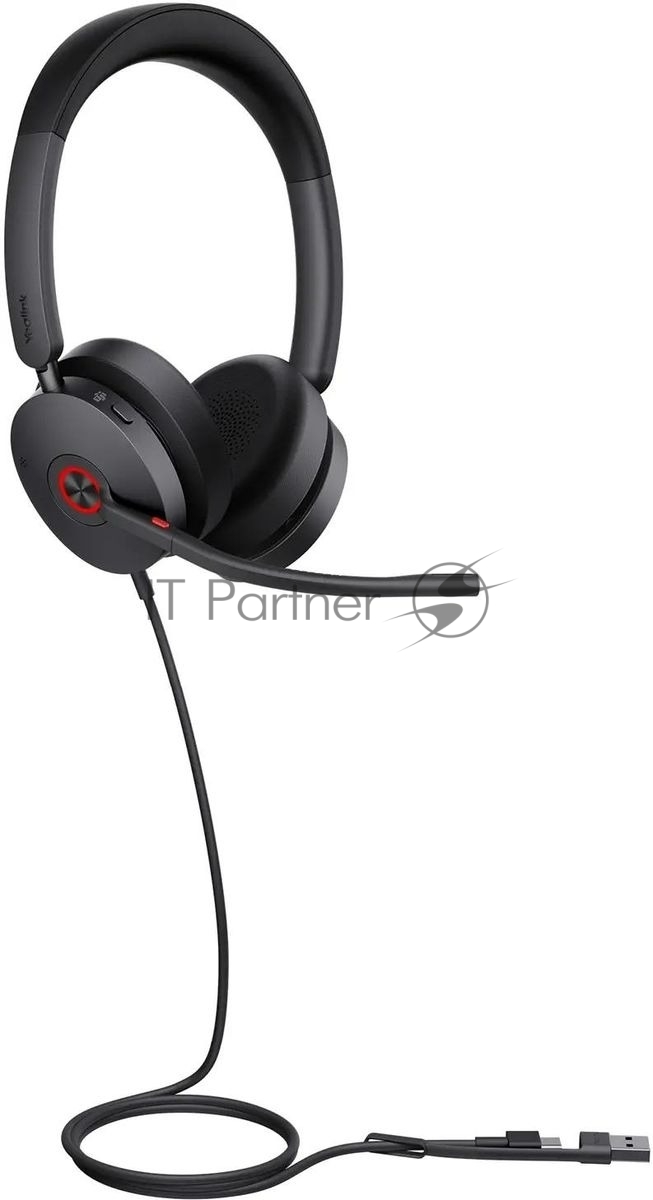 Гарнитура проводная Yealink UH48 Dual UC USB-C/A 1308152