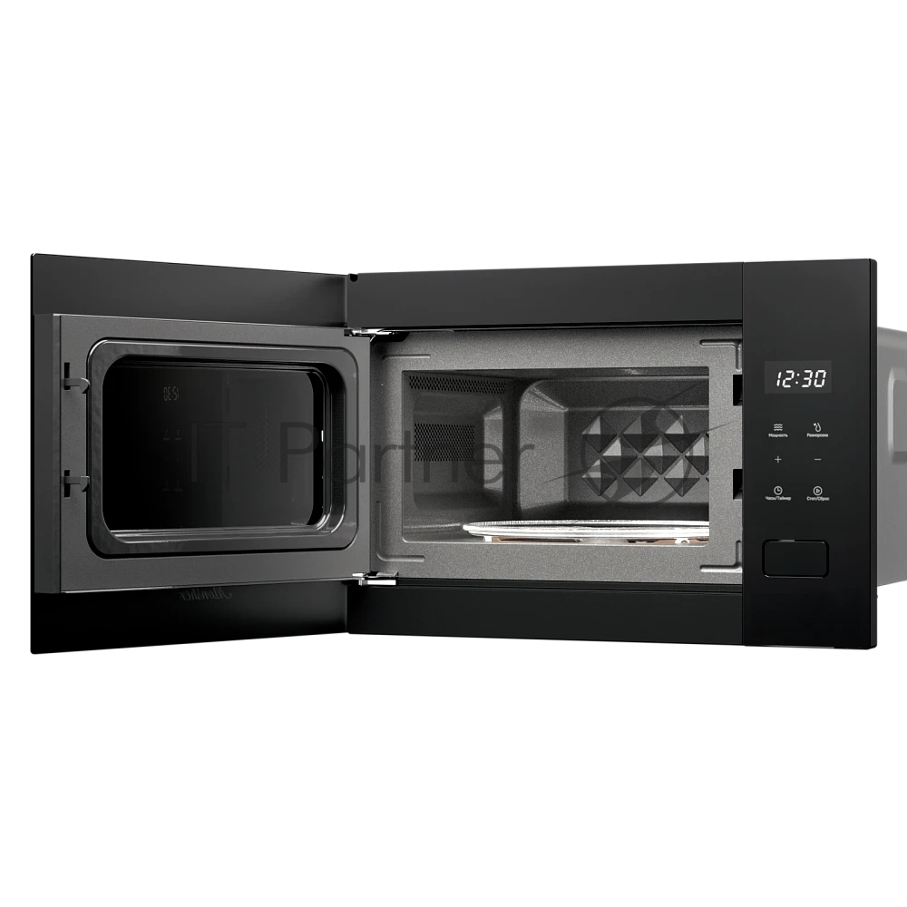 Встраиваемая микроволновая печь MONSHER MMH 1115 Noi черный, 15 л, 600 Вт, переключатели - сенсор