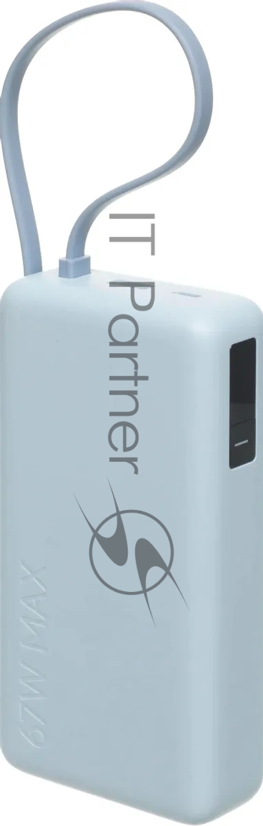 Портативный аккумулятор Power Bank XIAOMI BHR08O8GL, 1xUSB Type A, 1xUSB Type C, Power Delivery 3.0/Quick Charge 3.0, 20 000mAh, Li-Ion, голубой, BHR08O8GL