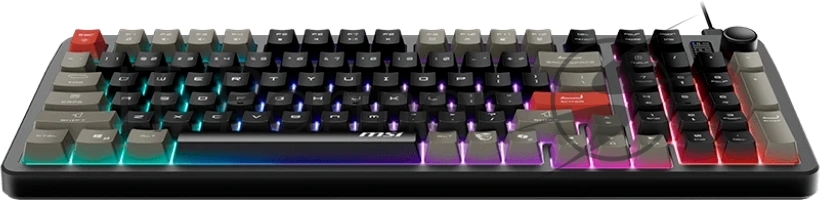 Клавиатура MSI GK110 черный/серый USB for gamer LED (S11-04RU258-HH9)