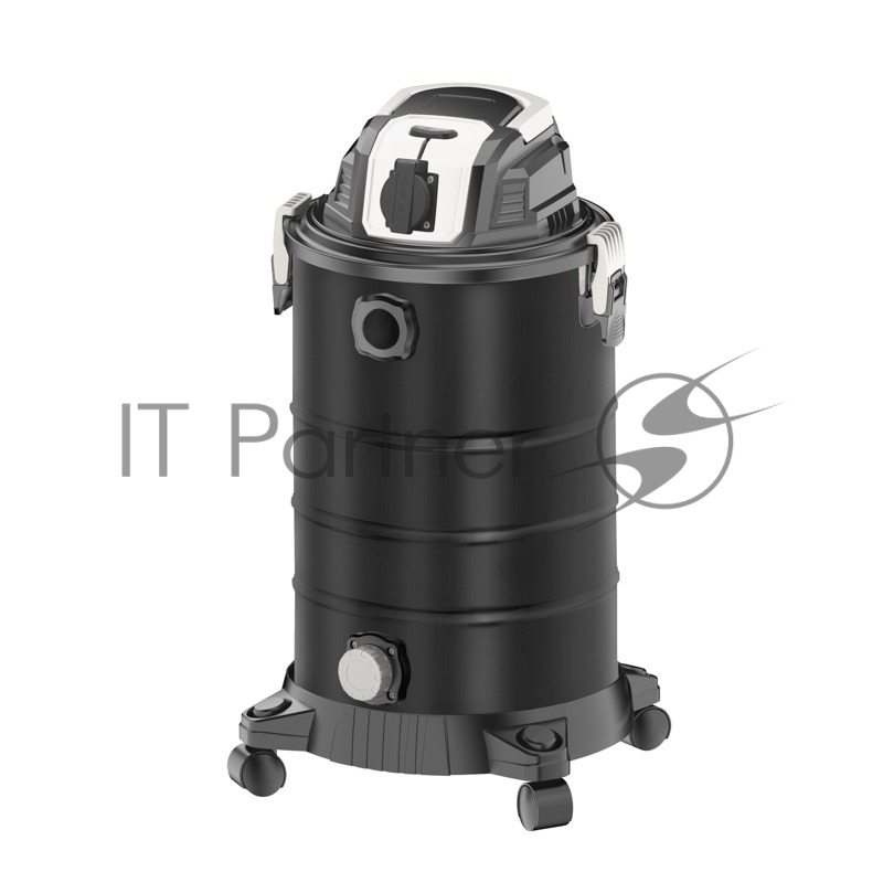 Kranz KR-16-1117 Пылесос строительный Kranz KR30,  1400Вт, 30л, 4м