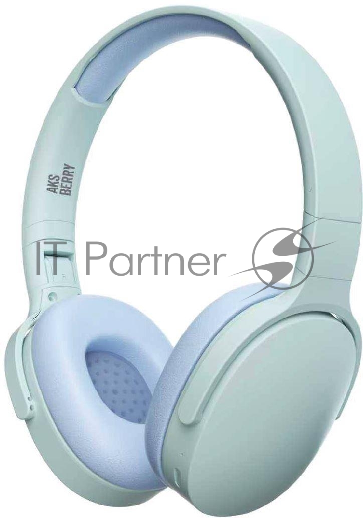 Беспроводные/проводные наушники Aksberry U3 Win Vibe бежево-синий, накладные, Bluetooth + проводной, до 10 ч