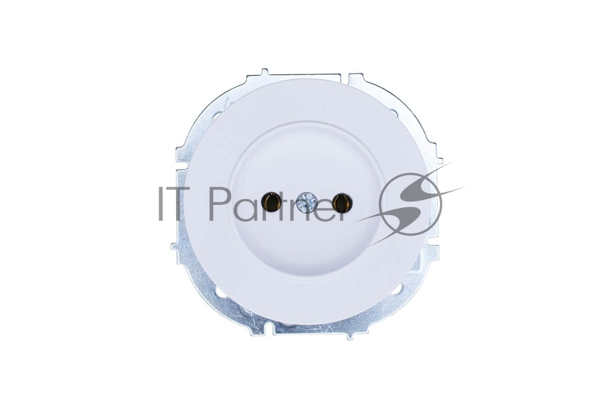Розетка 1-м СП OSEN без заземл. ПБТ бел. LEZARD 743-0288-121B