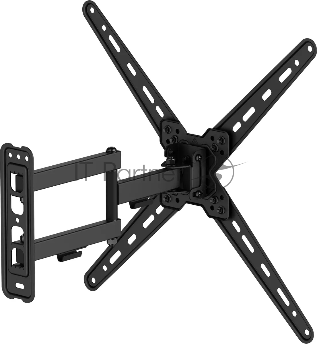 Кронштейн для телевизора Ultramounts UM958 черный 13"-55" макс.25кг настенный поворот и наклон