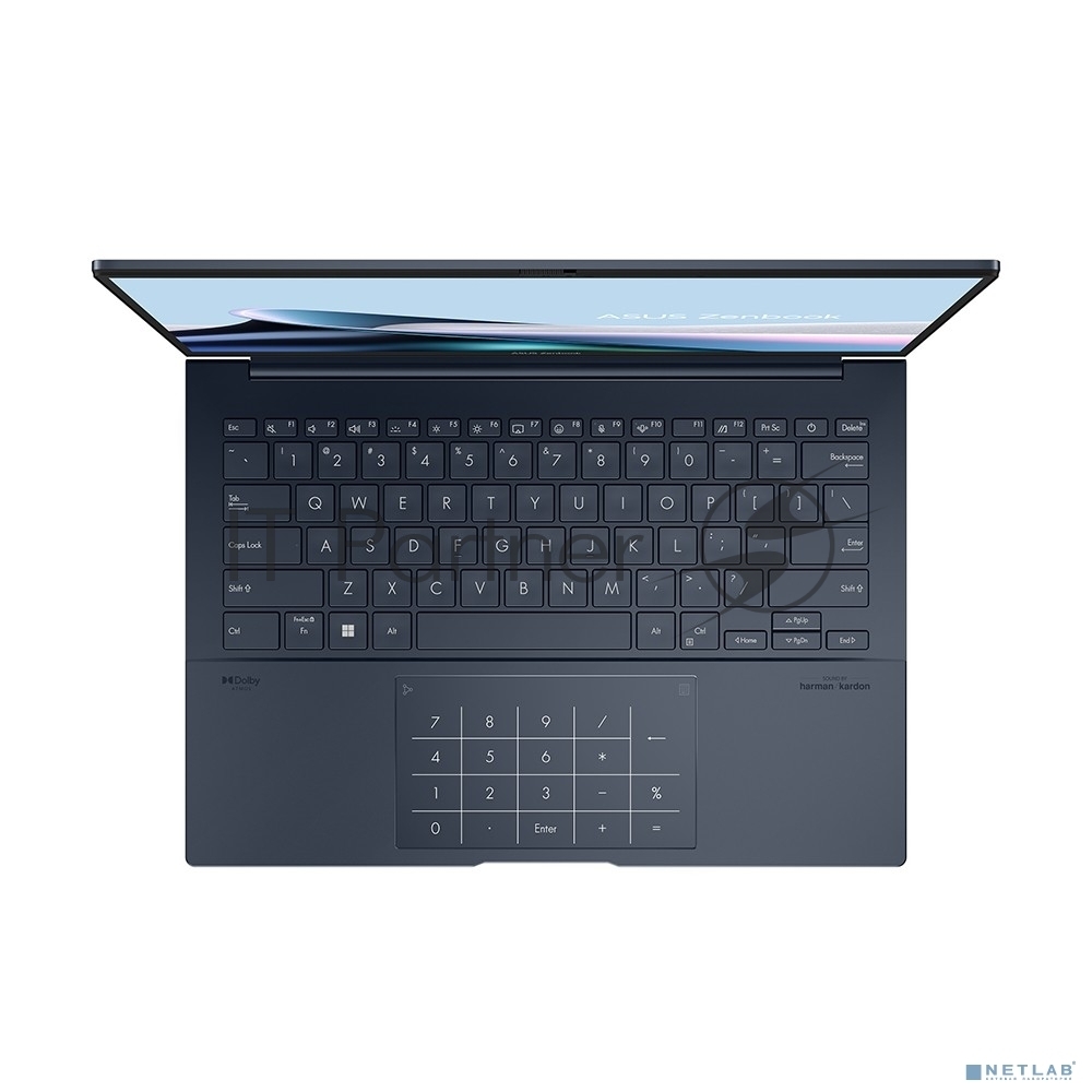 Ноутбук ASUS Zenbook 14 UX3405CA-ST1353/14"/OLED/Intel Core Ultra 7 255H/32Gb/1TbSSD/Intel Arc/NoOS/синий/1.2kg