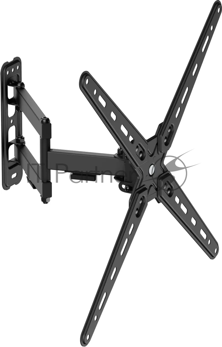 Кронштейн для телевизора Ultramounts UM958 черный 13"-55" макс.25кг настенный поворот и наклон