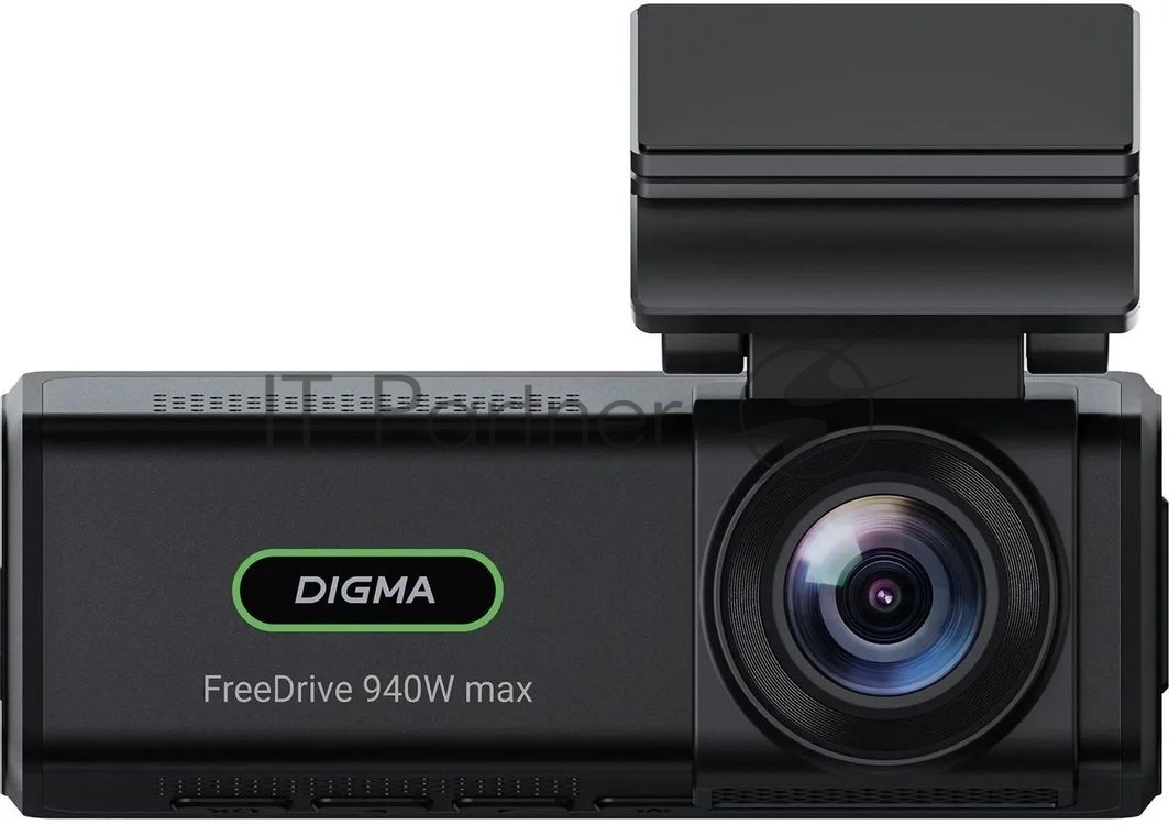 Видеорегистратор Digma FreeDrive 940W max, 3840x2160, 3.2", Wi-Fi, G-сенсор, датчик движения