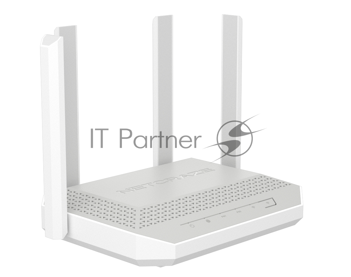 Мультигигабитный интернет-центр Netcraze Giga (NC-1012) с Mesh Wi-Fi 6 AX3000, Smart-коммутатором 1×2.5G/SFP и 4×1G, многофункциональными портами USB 3.0 и 2.0