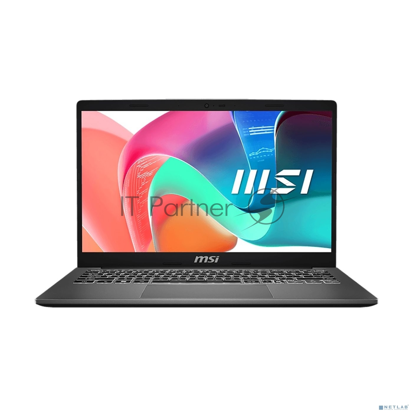 Ноутбук MSI Modern 13 F1MOG Core 5 120U 13.3" FHD (1920x1080)IPS,DDR4 16Gb (8Gbx2),512Gb SSD Intel Graphics,backlight,46.8Whr,1.45kg,Dos,1y,Platinum Gray