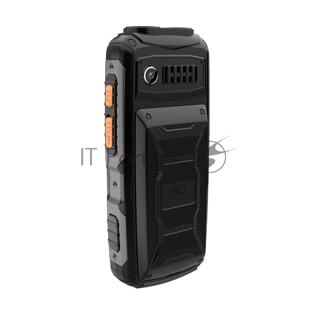 Мобильный телефон BQ 2430L Tank Connect черный/серый