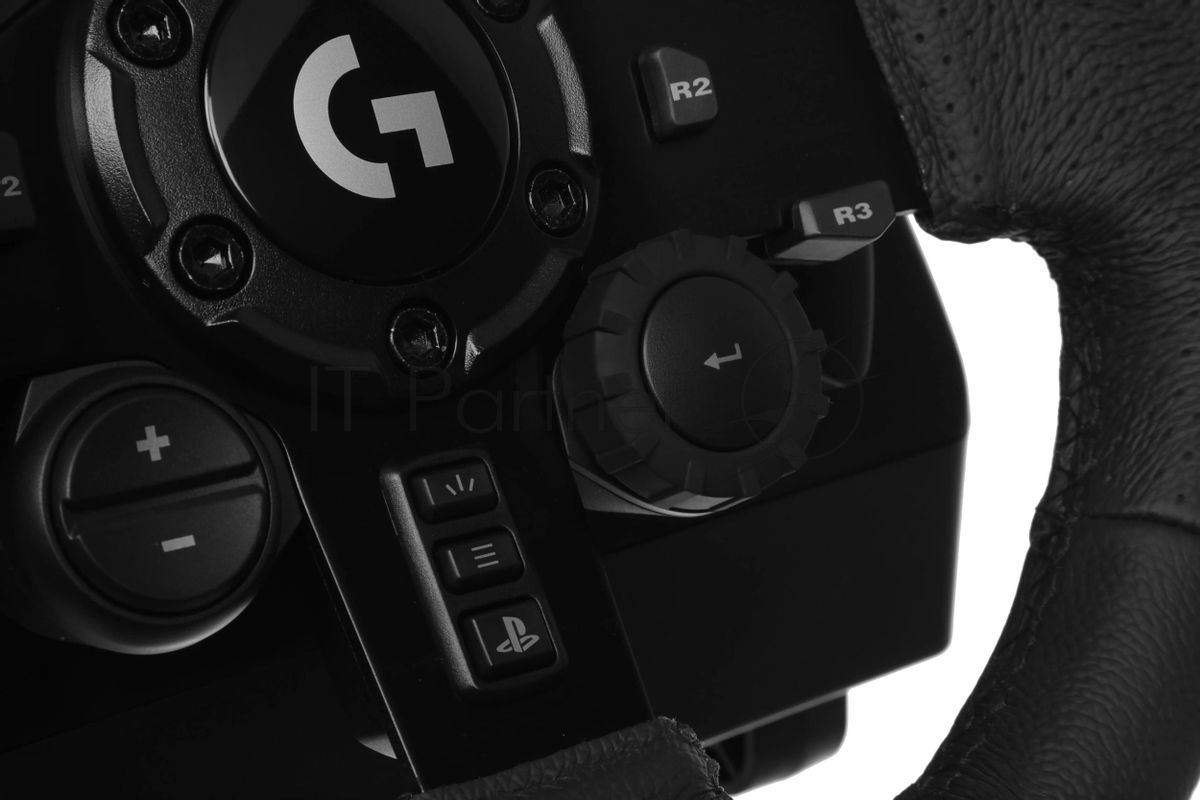 Руль Logitech G923 10кноп. (с педалями) черный