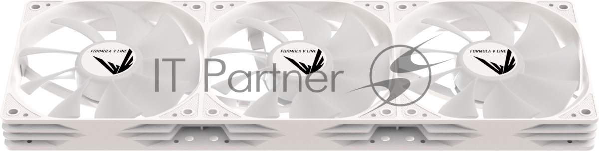 Кулер с водяным охлаждением Formula V Line ICE JET GLOW 360 WH, 360мм, 3x120мм, ARGB fans, LGA115X/1200/1700/1851, AM4/AM5