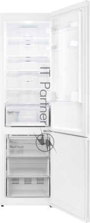 Холодильник Weissgauff WRK 2010 D Inverter NoFrost White Soft Close белый двухкамерный 309/110л морозилка снизу, No Frost