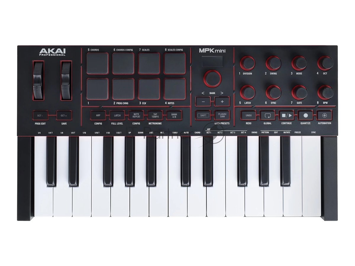 Миди-клавиатура AKAI MPK Mini IV черный миди-клавиатура