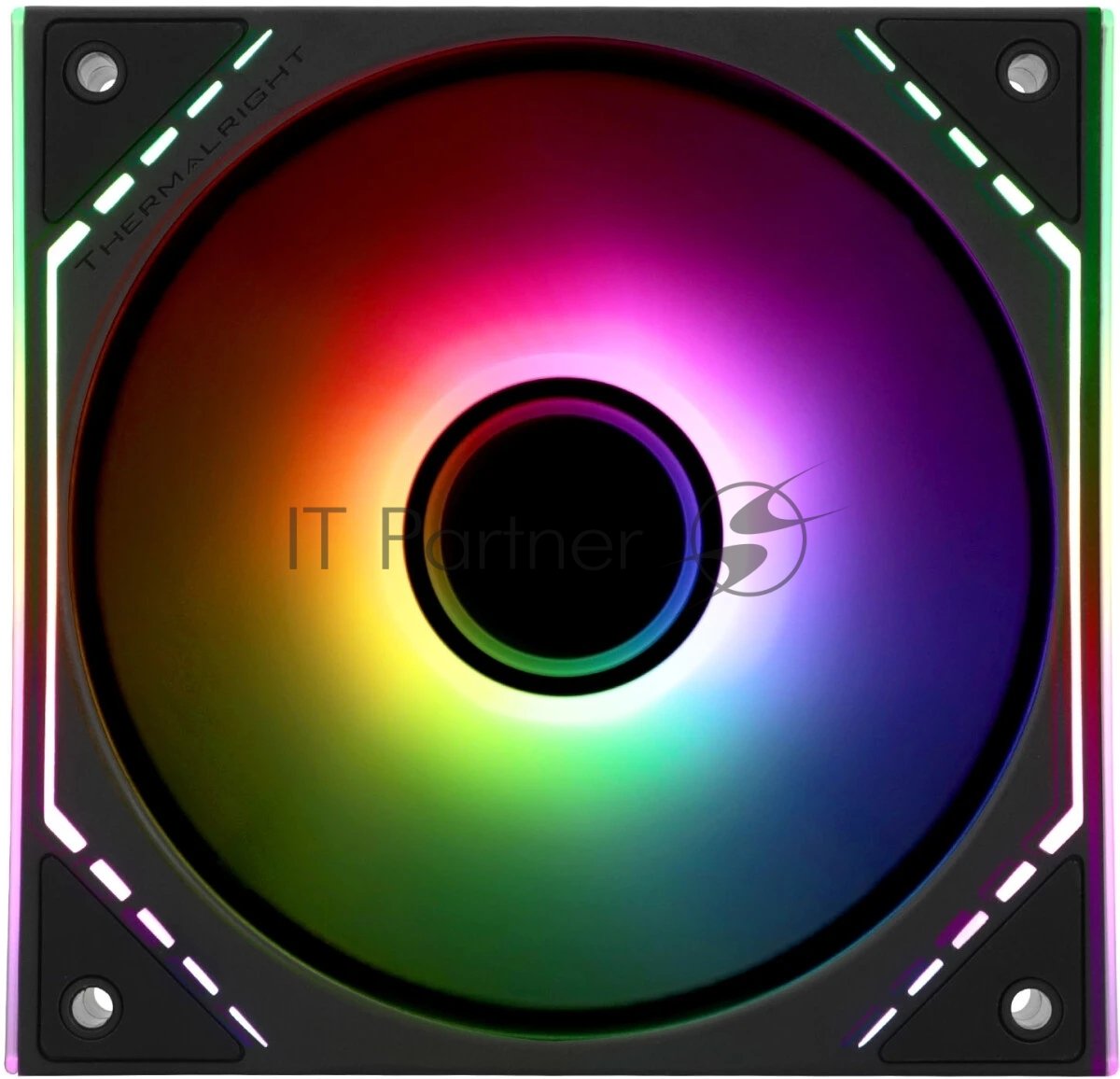 Кулер для корпуса Thermalright TL-M12R-S Reverse (124x120x25mm, 4-pin PWM, ARGB, 34.43CFM, 23.2dBA, 1500RPM, черный)