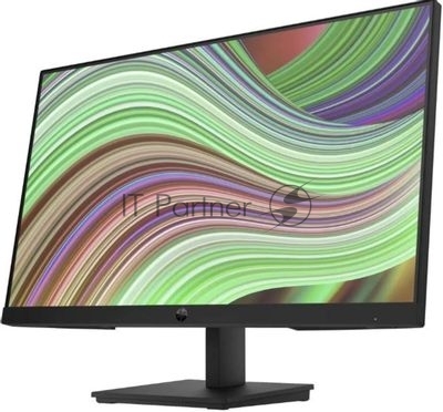 Монитор 23.8" HP P24v G5 VA 1920x1080, 75 Гц, 5 мс, 16:9, 250 кд/м², VGA, HDMI 1.4, HDR10, черный