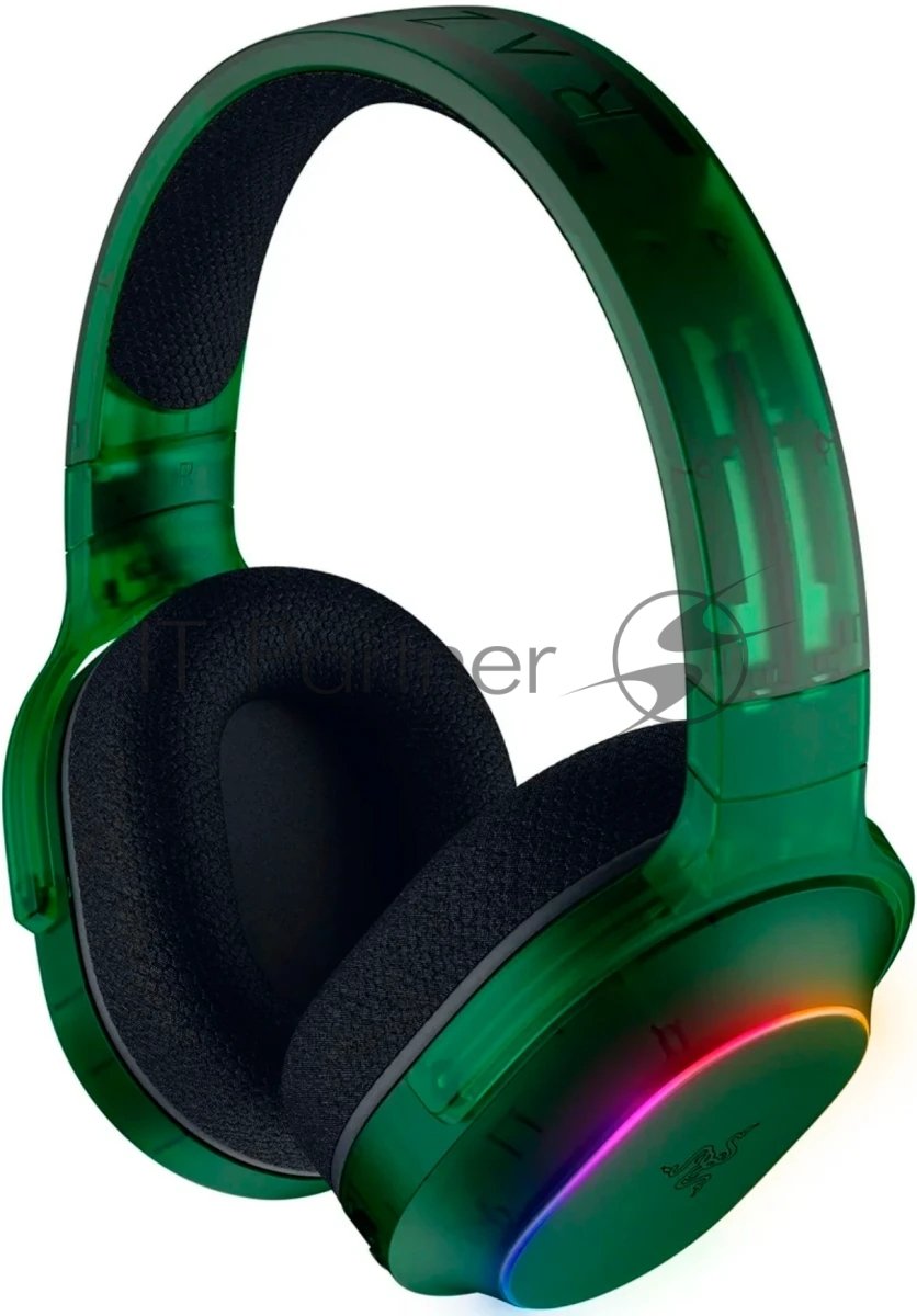 Гарнитура Razer Barracuda X Chroma Phantom Green Edition зелёный, беспроводная, Bluetooth, до 70 ч, подсветка