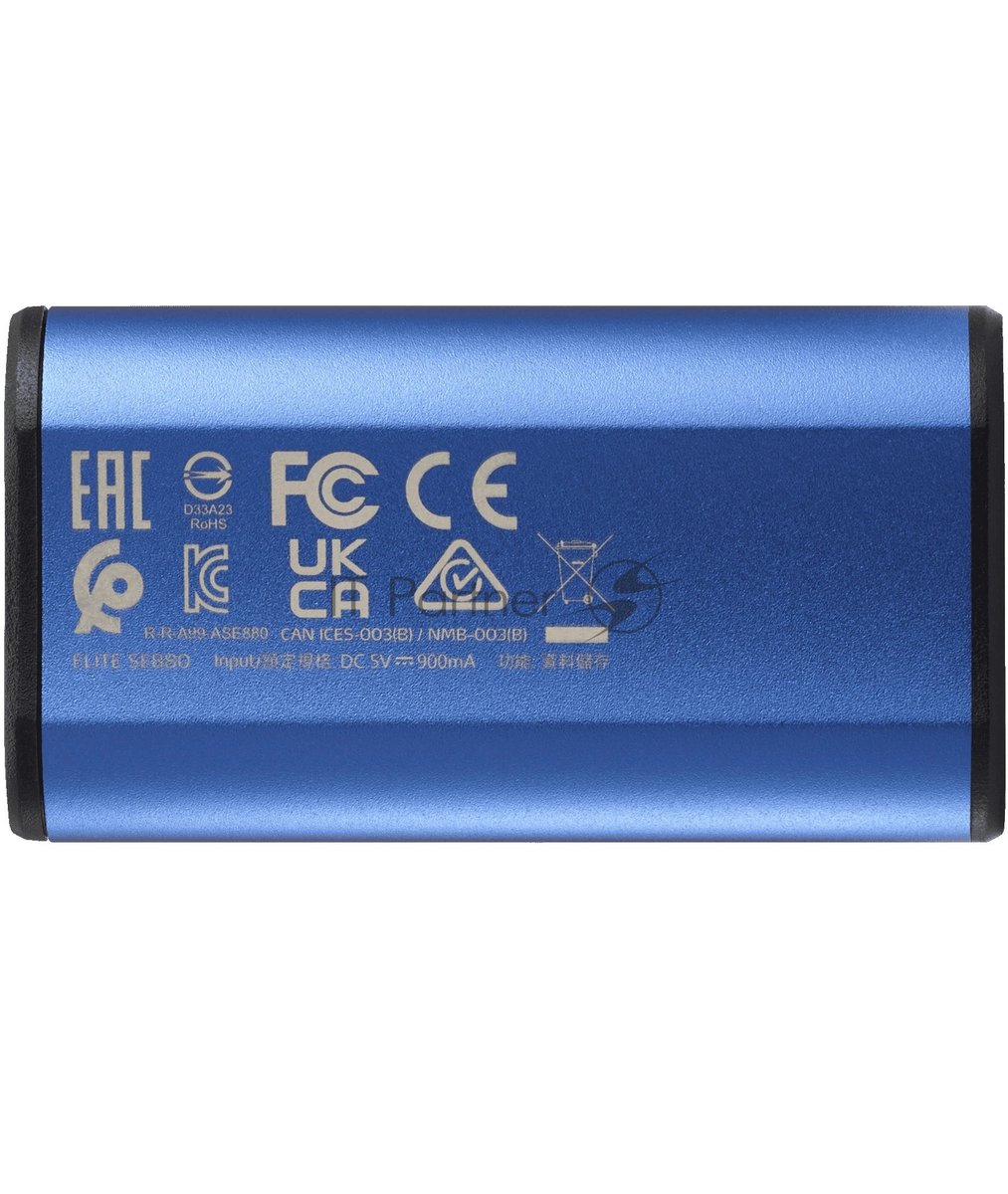 Внешний SSD ADATA External SE880, 500Gb, USB 3.2 Gen2 Type-C, R/W 2000/2000 MB/s, синий