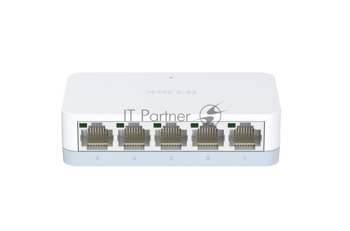 Коммутатор D-Link DES-1005C/C2A, 5×100 Мбит/с, неуправляемый