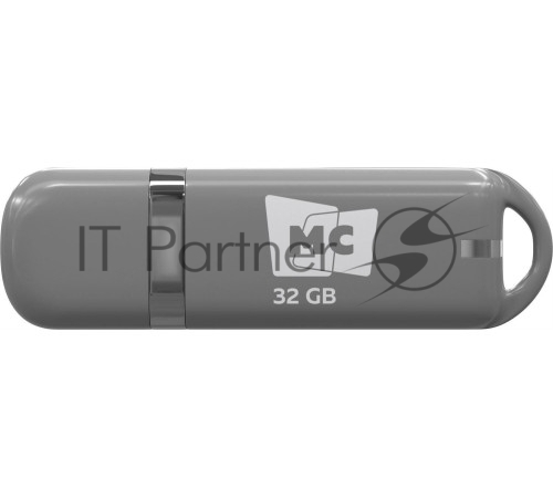 Флешка USB MORE CHOICE МФБ32 Grey (4620202558886), 32GB, USB 3.0, R/W 25/15, серый