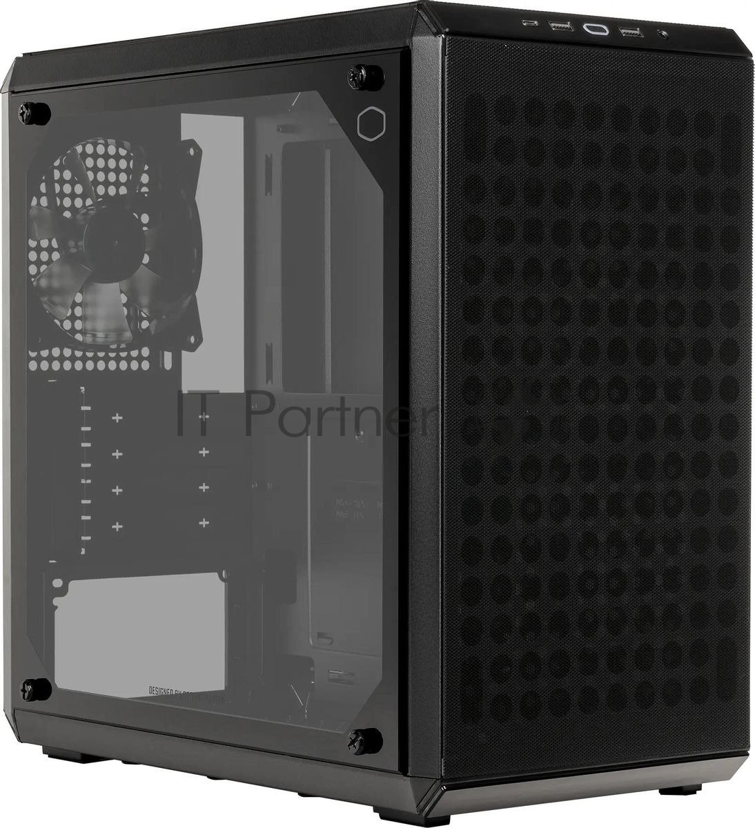 Q300LV2-KGNN-S00 Корпус Cooler Master MasterBox Q300L V2 черный без БП mATX 5x120mm 2x140mm 2xUSB3.0  audio bott PSU