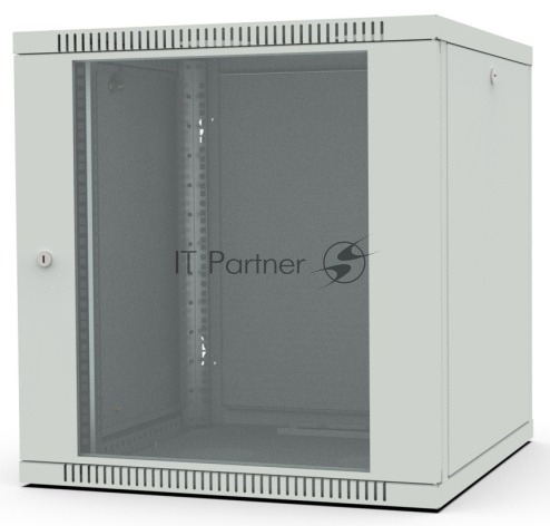 FL-WB-1266GM-GY Шкаф настенный 19", 12U Filum  Wall Box (ШxГxВ) 600x600x623 мм, дверь стеклянная,  цвет серый RAL7035