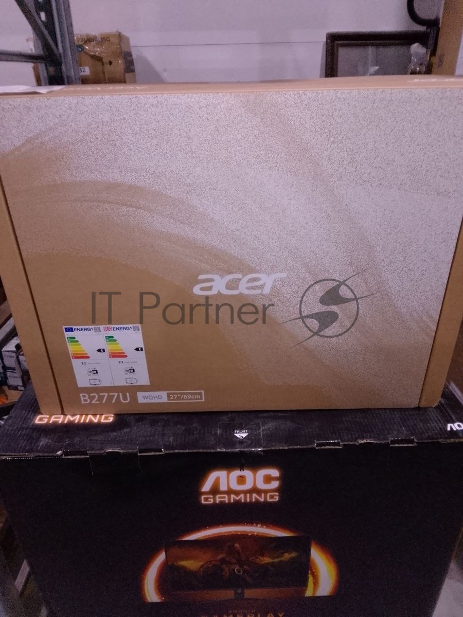 (Поврежденная упаковка) Монитор Acer 27'' B277UGbmiiprzx 16:9, IPS, QHD, 4ms, 350cd, 120Hz, HDMI, DP, USB, SPK, HAS UM.HB7CD.G04