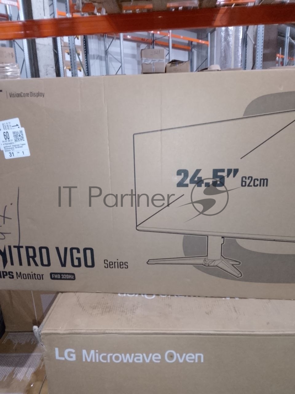 (Б/У) Монитор Acer VG250QF3bmiipx 24,5", 16:9, IPS, FHD, 0,5/1ms, 250cd, 320Hz, HDMI, DP, SPK UM.KV0CD.301 (Б/У  товар в заводской упаковке)