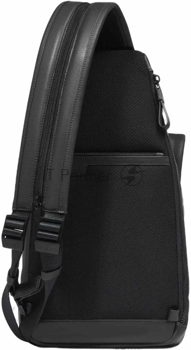 Рюкзак слинг Piquadro Harper CA6784AP/N черный кожа
