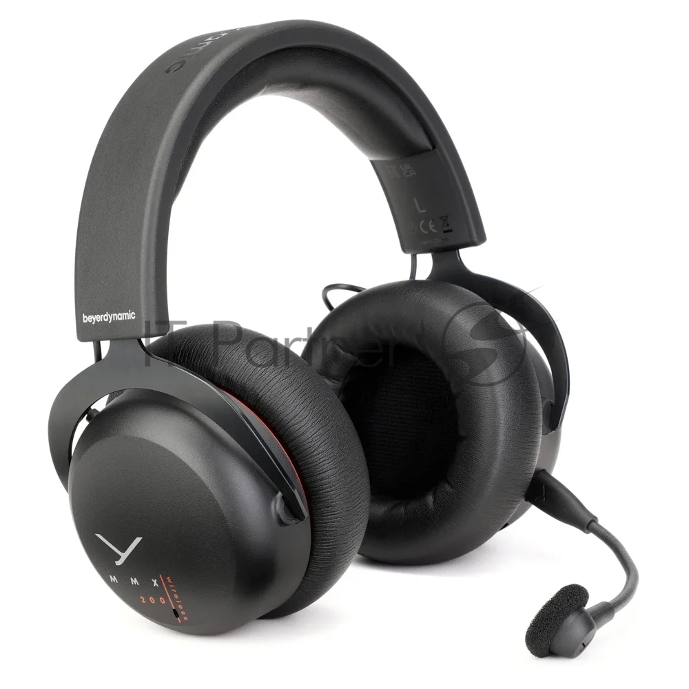 Беспроводные/проводные наушники Beyerdynamic MMX 200 Wireless черный, полноразмерные, Bluetooth + радиоканал + проводной, до 35 ч