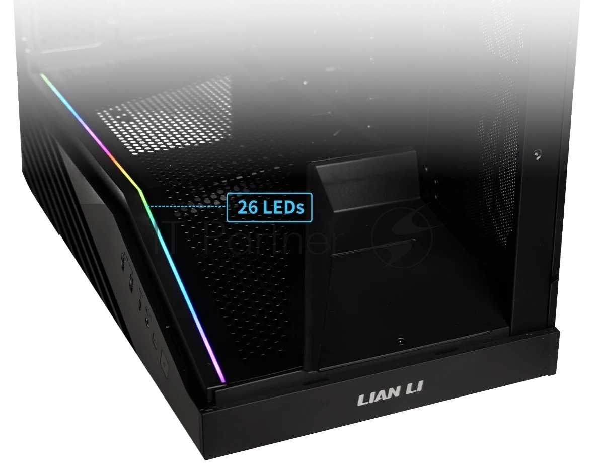 Компьютерный корпус Lian-Li V100 черный без БП ATX 9x120мм 6x140мм 2xUSB3.0 1xUSB3.1 audio bott PSU