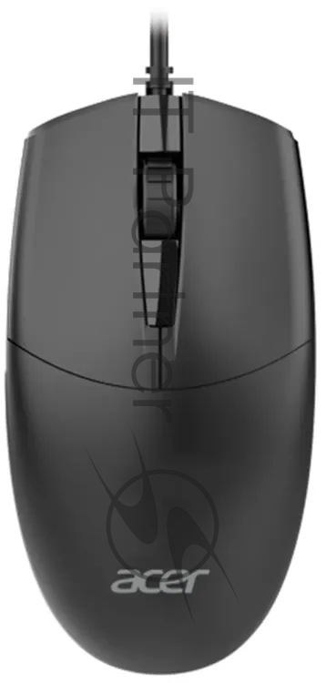 Комплект клавиатура+мышь Acer OCC500 проводной, USB, 1200 DPI, черный