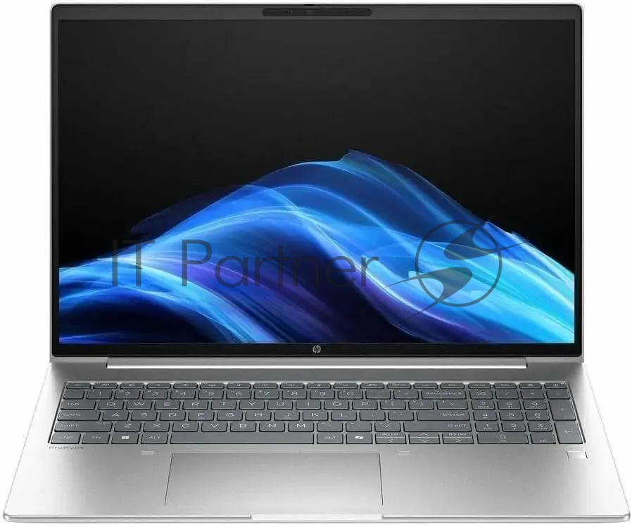 Ноутбук/ HP Probook 4G1i 16 16"(1920x1200)/Intel Core Ultra 7 255U(2Ghz)/16384Mb/512PCISSDGb/noDVD/Int:Intel® Graphics/Cam/BT/WiFi/48WHr/war 1y/1.4kg/Silver/DOS + EN Kbd 3 pin