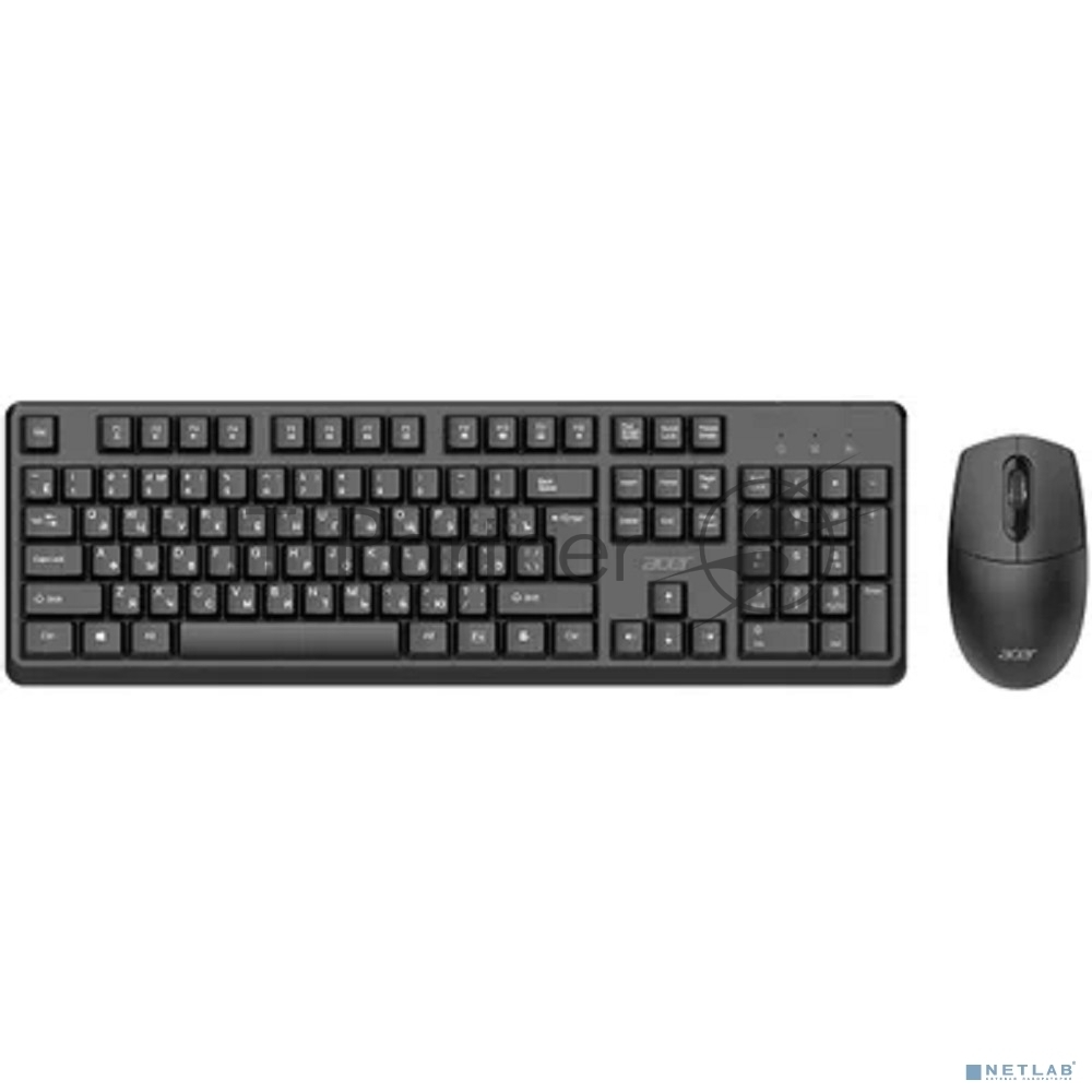 Комплект клавиатура+мышь Acer OCC501 проводной, USB, 1200 DPI, черный