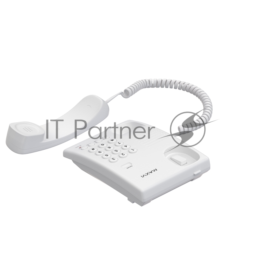Проводной телефон MAXVI CS-02 white