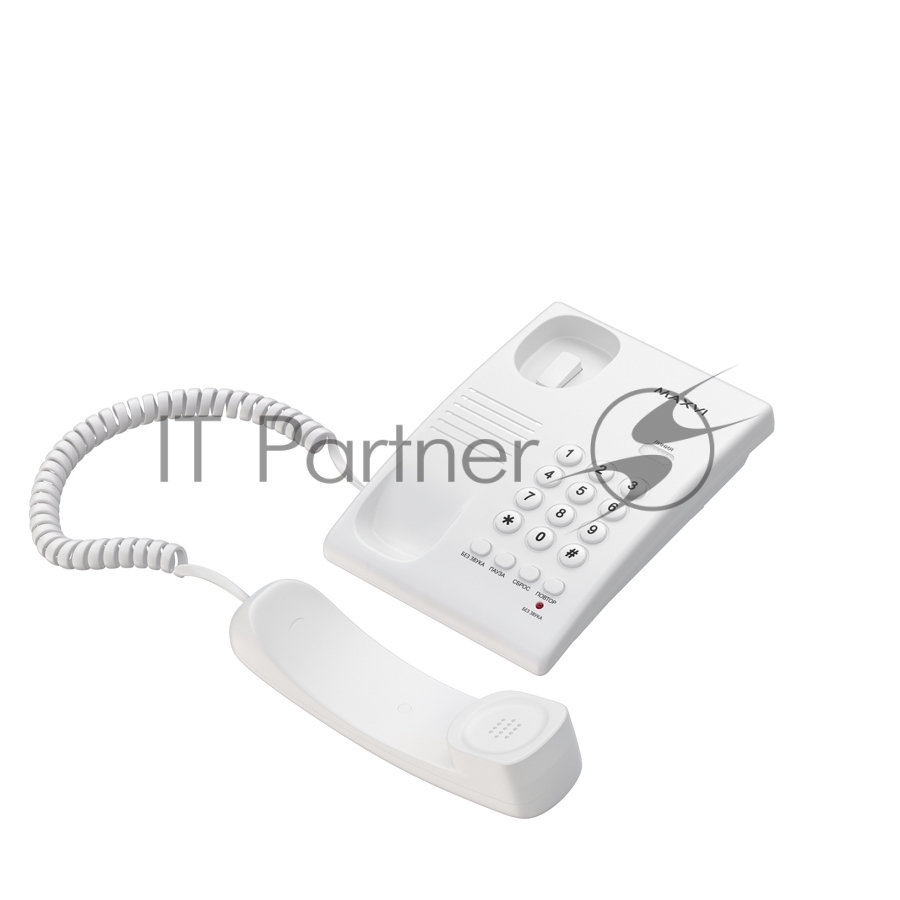 Проводной телефон MAXVI CS-02 white