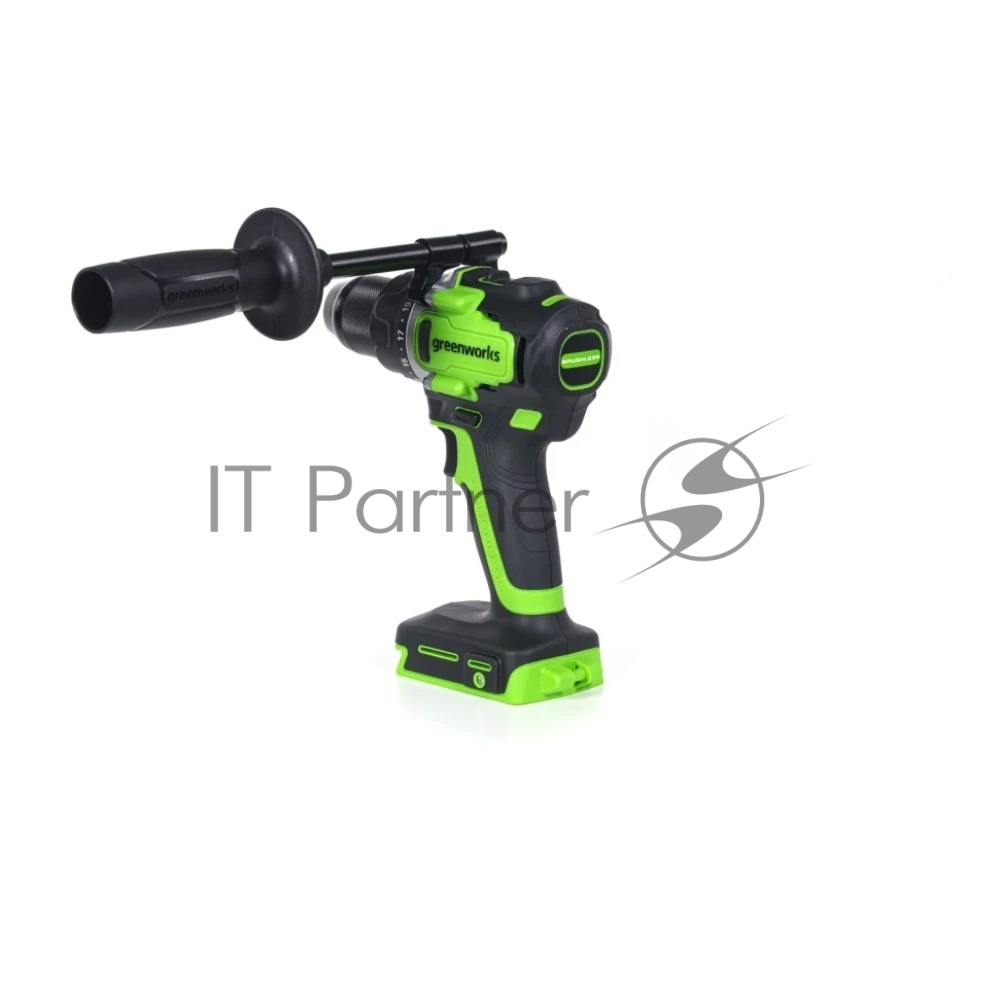 Дрель-шуруповерт GREENWORKS GD24DD90, 24 В, 0,9 Ач, 90 Нм, бесщеточный