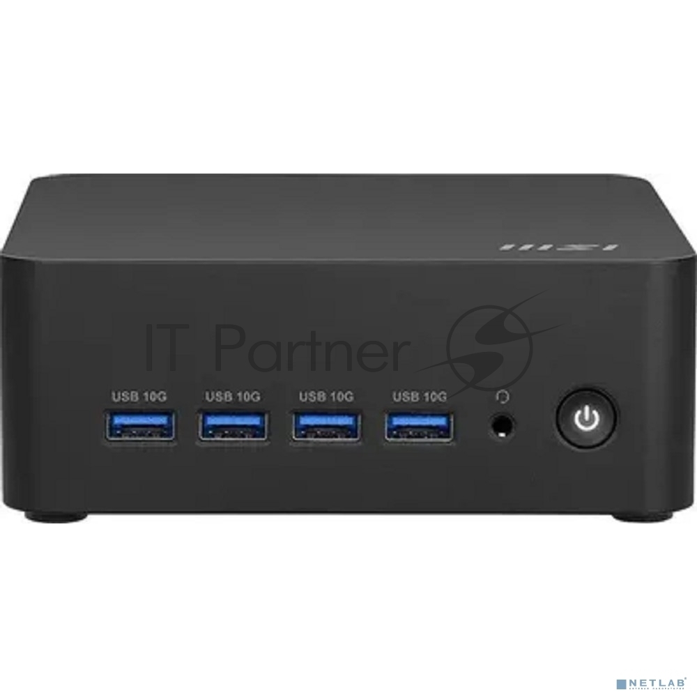 Мини ПК MSI Cubi Z AI 8M-008XRU Ryzen 5 8645HS (4.3) 16Gb SSD 512Gb 760M без ОС WiFi BT 120W (9S6-B03231-019)
