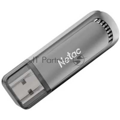 USB накопитель Netac - UA61B, USB Type A (USB 3.2 Gen 1), 64 ГБ, цвет серый, NT03UA61B-064G-32GM