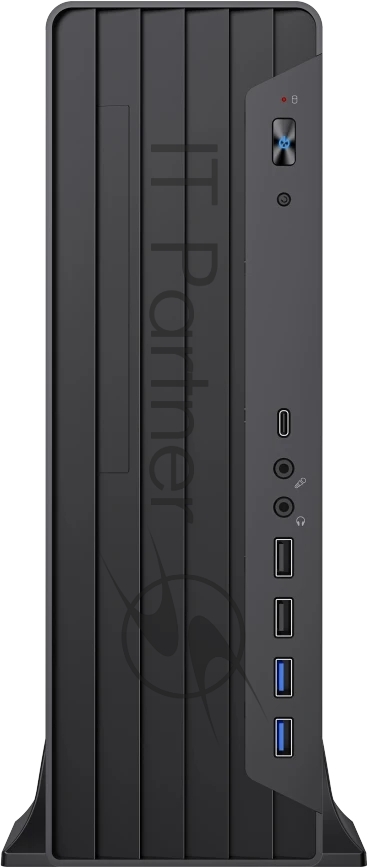 Корпус Foxline FL-418-SFX400-U32C, Slim-Desktop, чёрный