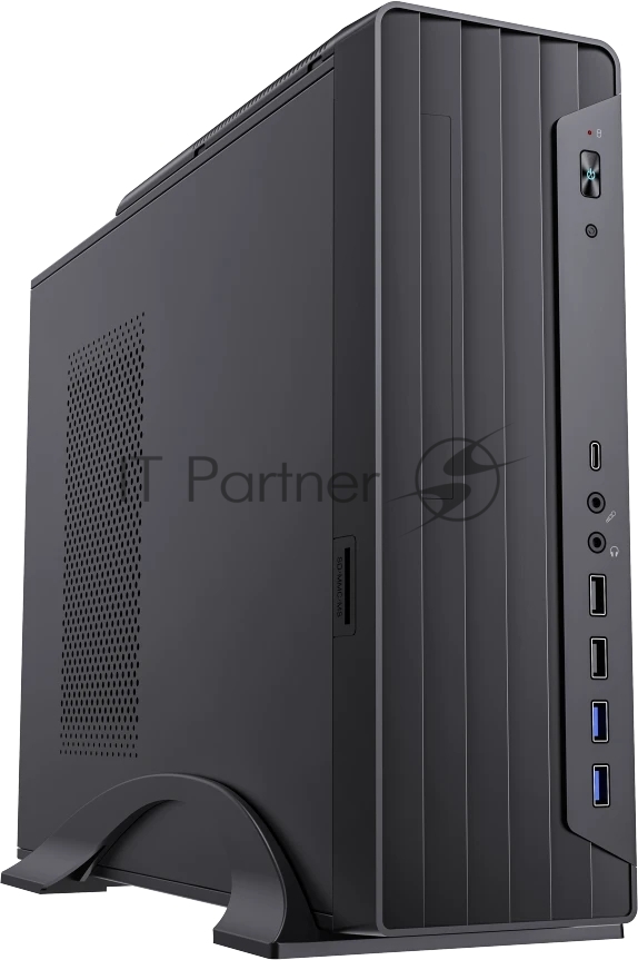 Корпус Foxline FL-418-SFX400-U32C, Slim-Desktop, чёрный