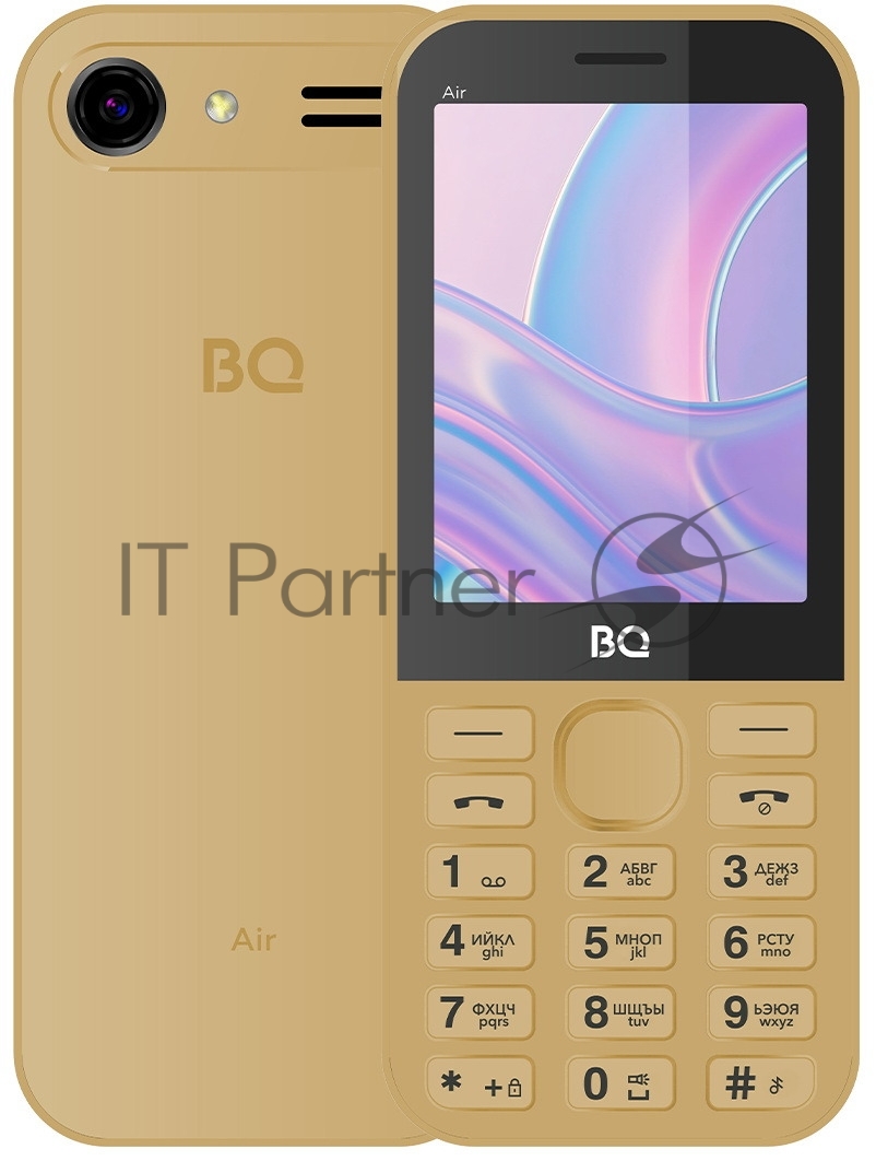 Мобильный телефон BQ 2843 Air золотистый