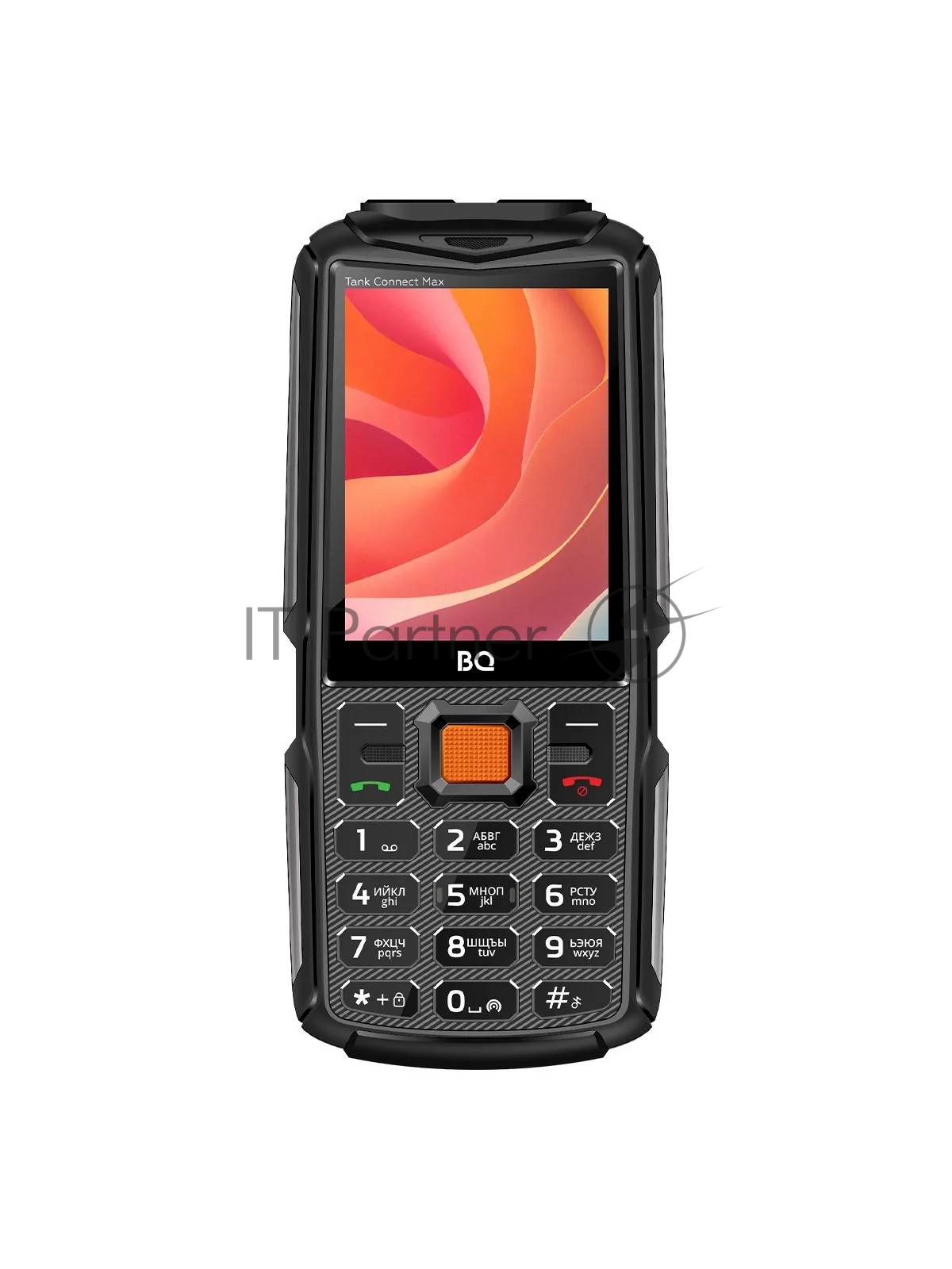 Мобильный телефон BQ 2830L Tank Connect Max черный/серый