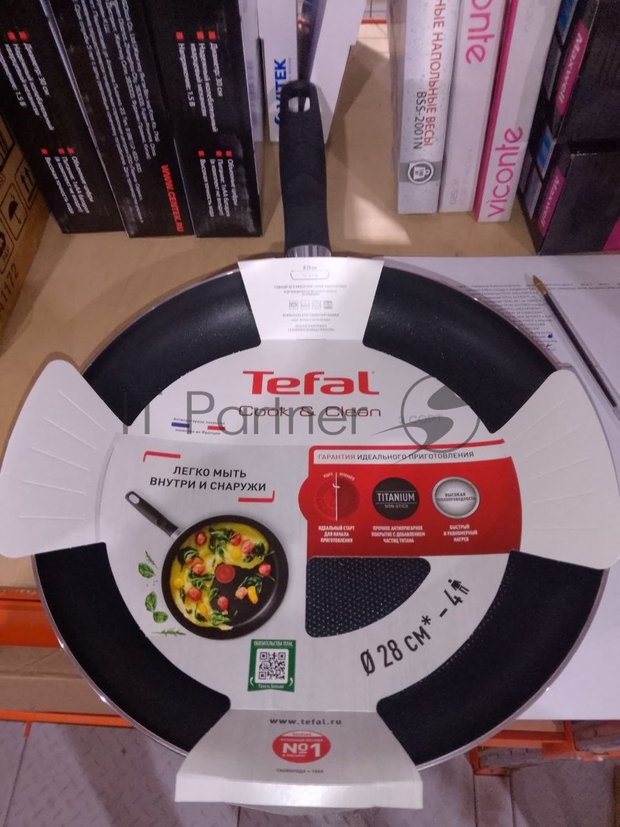 (Поврежденная упаковка) Сковорода TEFAL 28 COOKCLEAN
