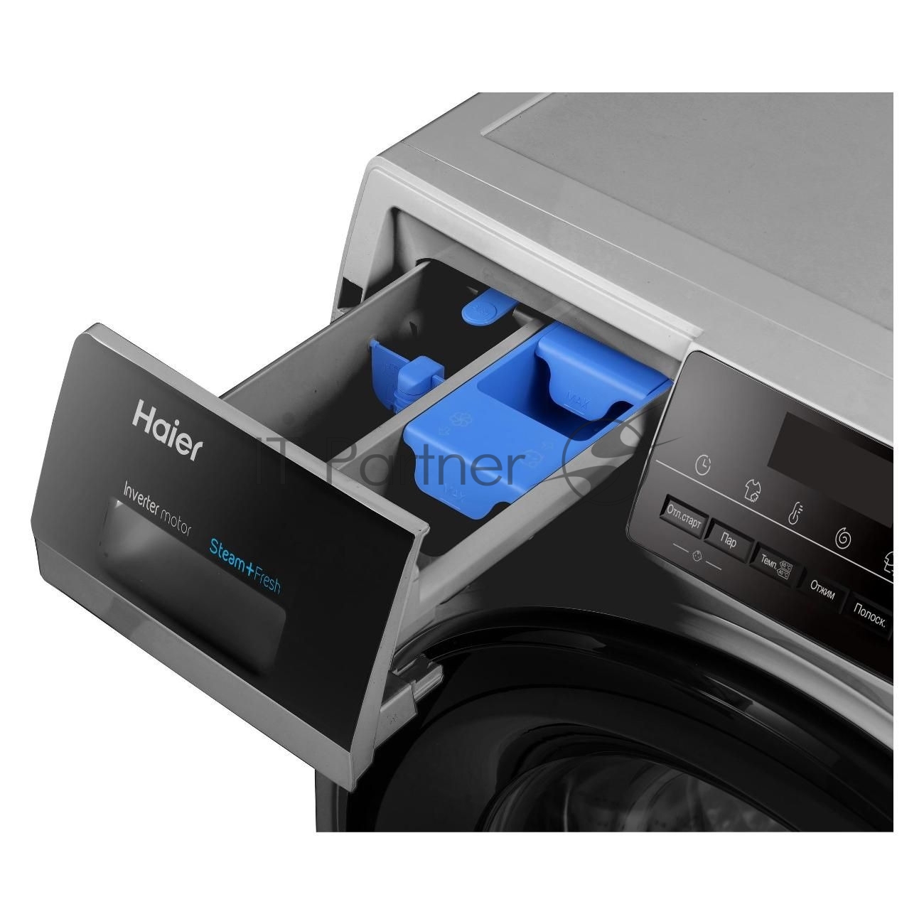 Стиральная машина Haier HW90-BP14929AS серебристый, загрузка фронтальная 9 кг, 1400 об/мин., класс: A+++