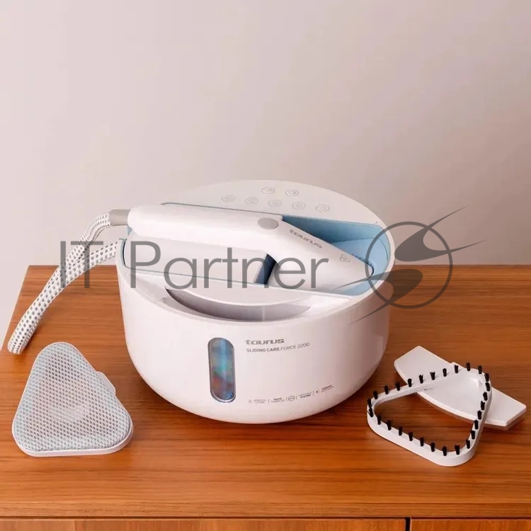 Отпариватель Taurus Sliding Care Force 2200 белый, 2180 Вт, 44 г/мин, 600 мл