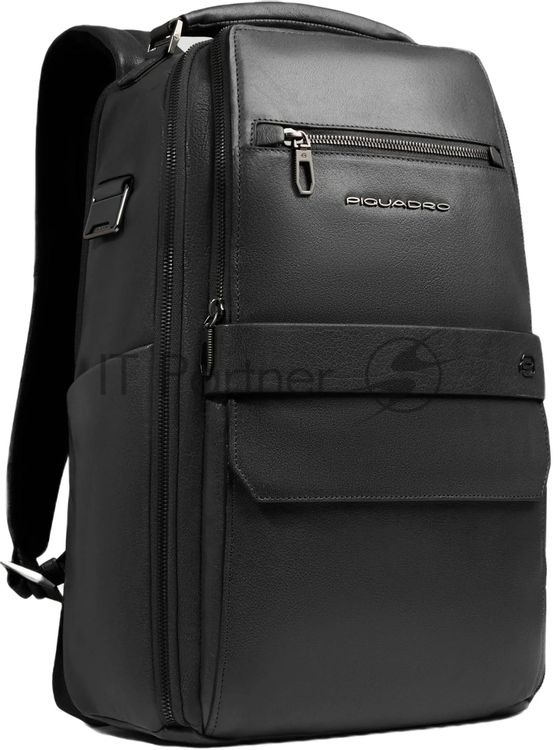 Рюкзак мужской Piquadro Solm CA7021S141/N черный кожа