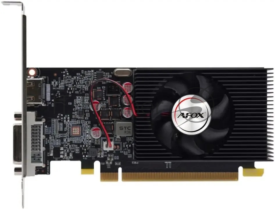 Видеокарта AFOX GeForce GT 1030, 4 GB DDR4, 64 bit, DVI-D, HDMI, GPU 1152 MHz RTL