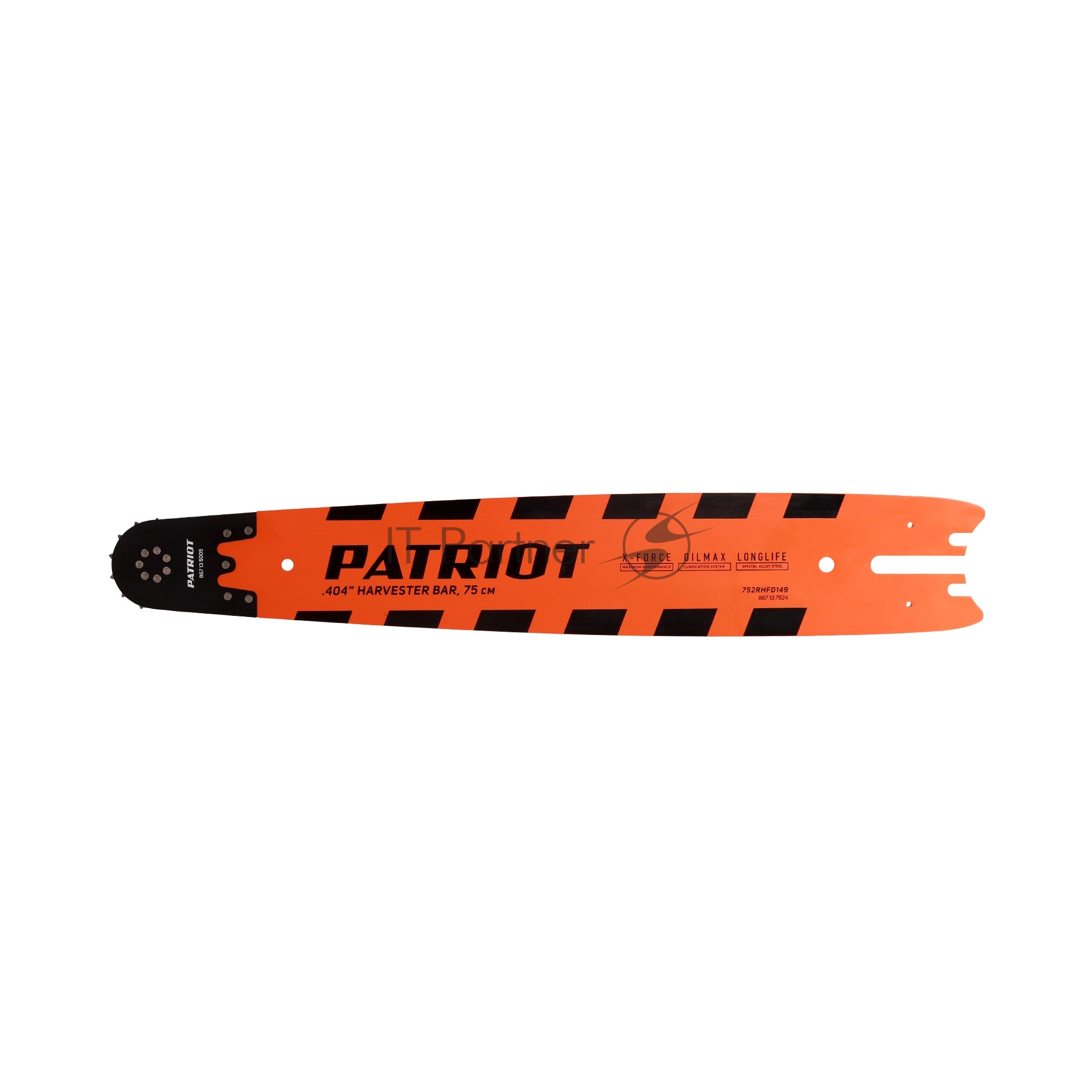 Шина PATRIOT 752RHFD149 для харвестера, 75 см, 404, 2,0мм, со сменным наконечником