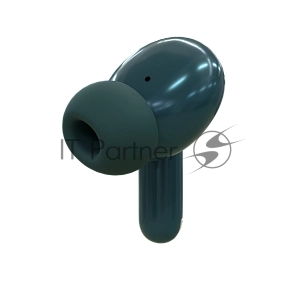 Наушники TWS More Choice БВ36 зеленый, внутриканальные, Bluetooth, сенсорное управление, до 4 ч